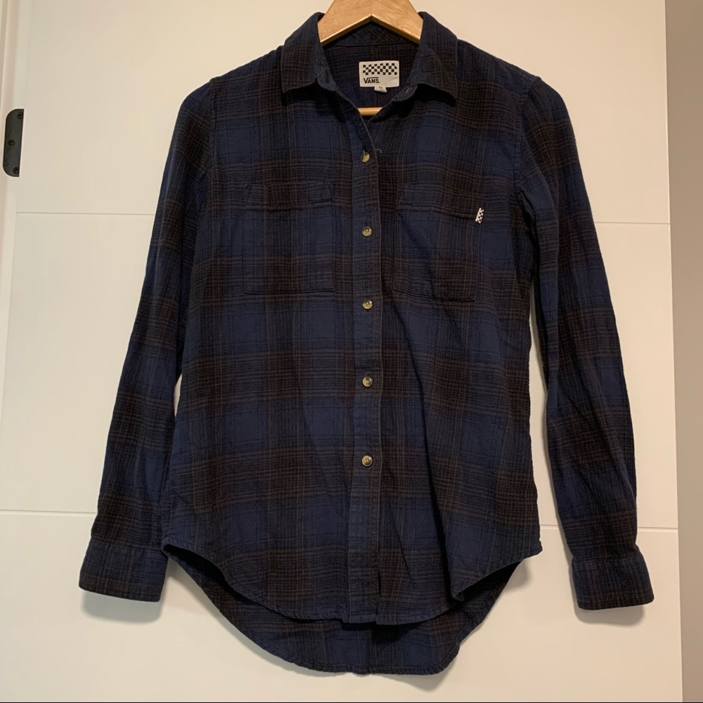 Vans | Plaid Flannel Button Up Shirt